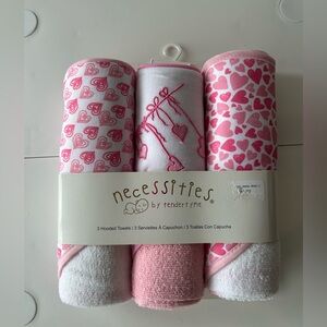 Necessities by Tender Tyme Pink Hooded Towels
